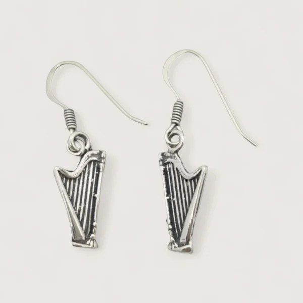 Musical Harp Drop Earrings