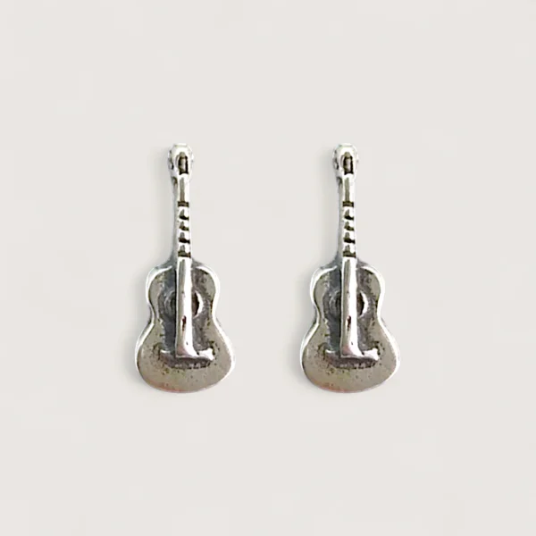 Musical Guitar Tiny Earrings Musical Guitar Tiny Earrings