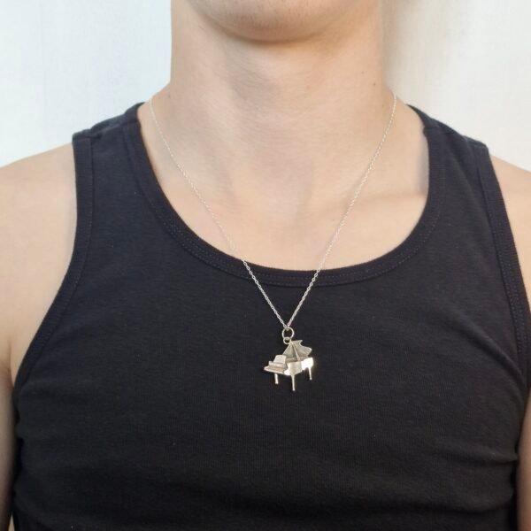Musical Piano Statement Pendant