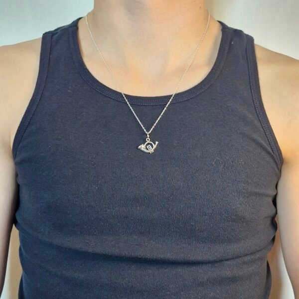 Musical French Horn Charm Pendant