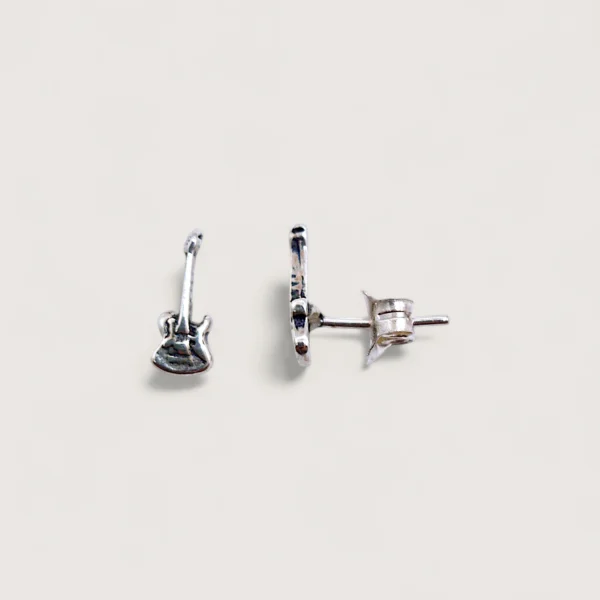 Musical Electric Guitar Tiny Earrings
