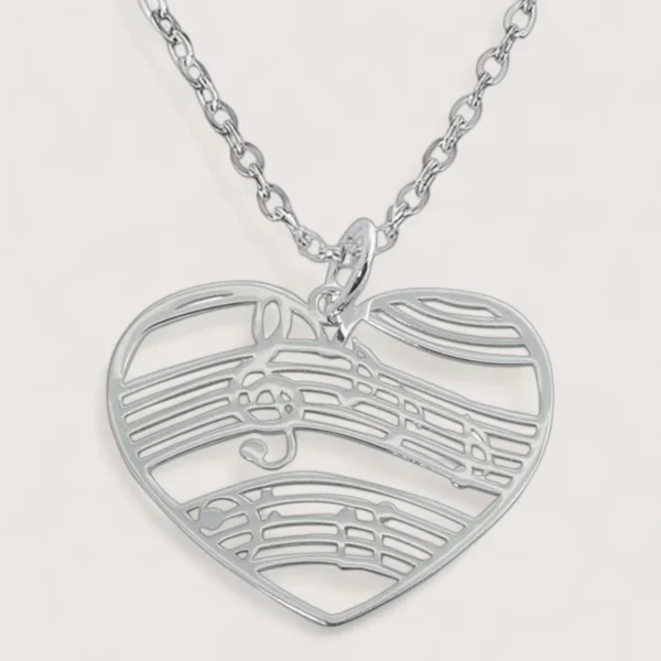 Musical Music Love Statement Pendant