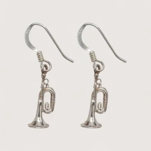 Musical Cornet Drop Earrings