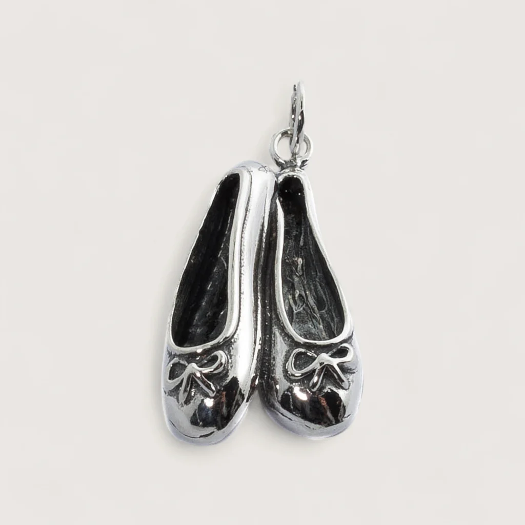 Musical Ballerina Slippers Statement Pendant