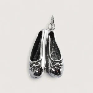 Musical Ballerina Slippers Statement Pendant