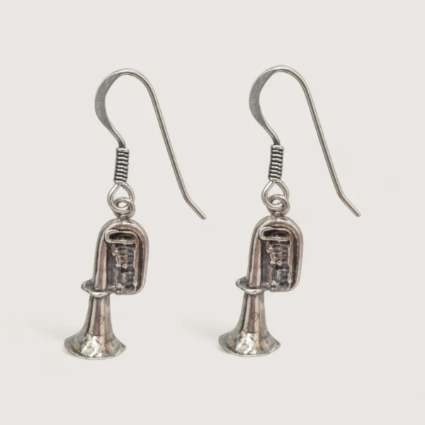 Musical Saxhorn Drop Earrings