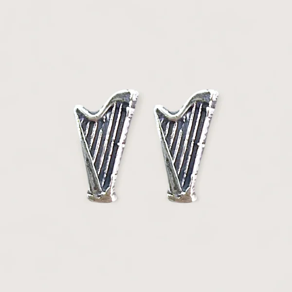Musical Harp Tiny Earrings