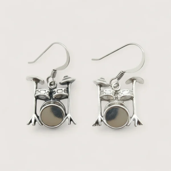 Musical Drums Drop Earrings Musical Drums Drop Earrings