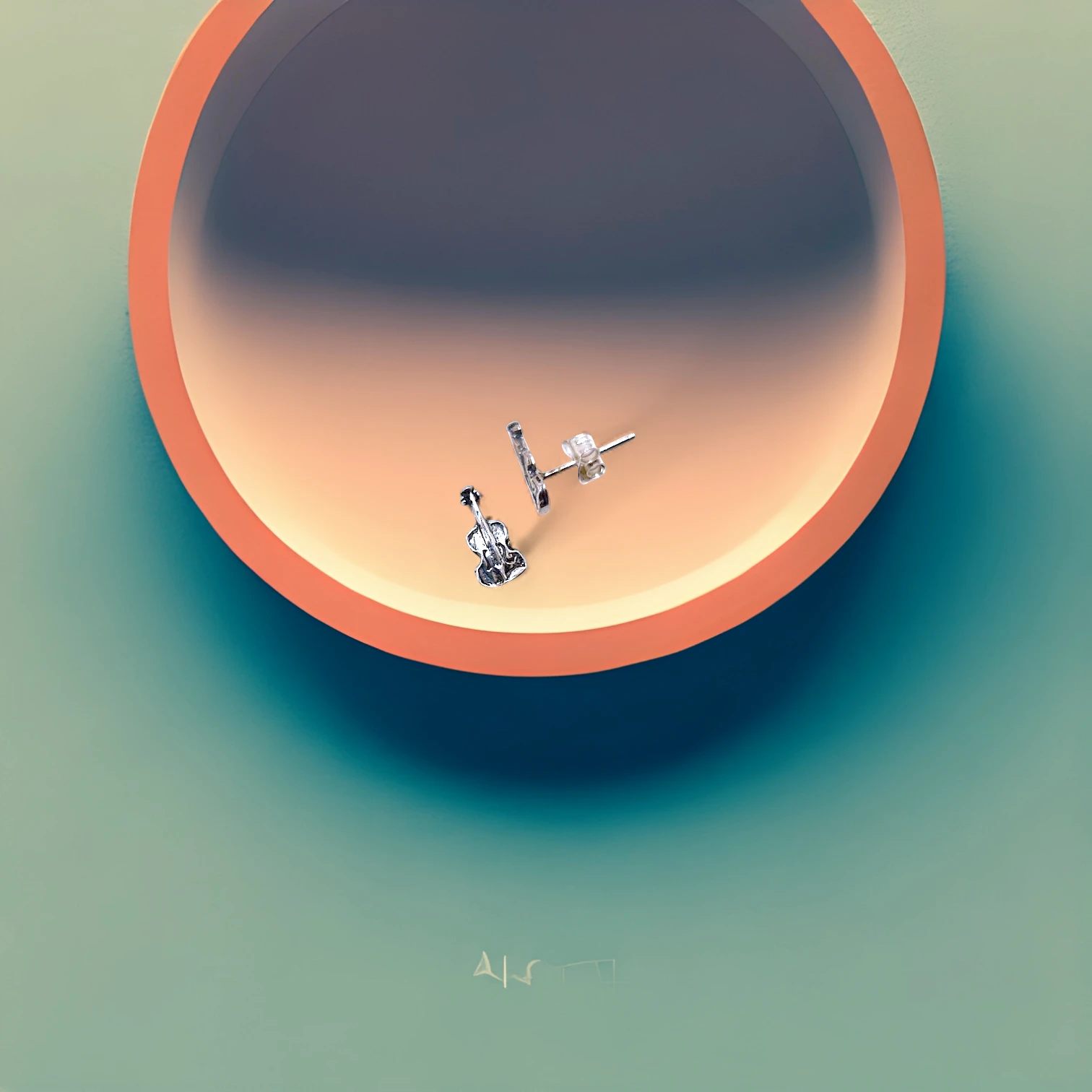 Close-up of a silverearringsnecklace at an ethical lifestyle boutique