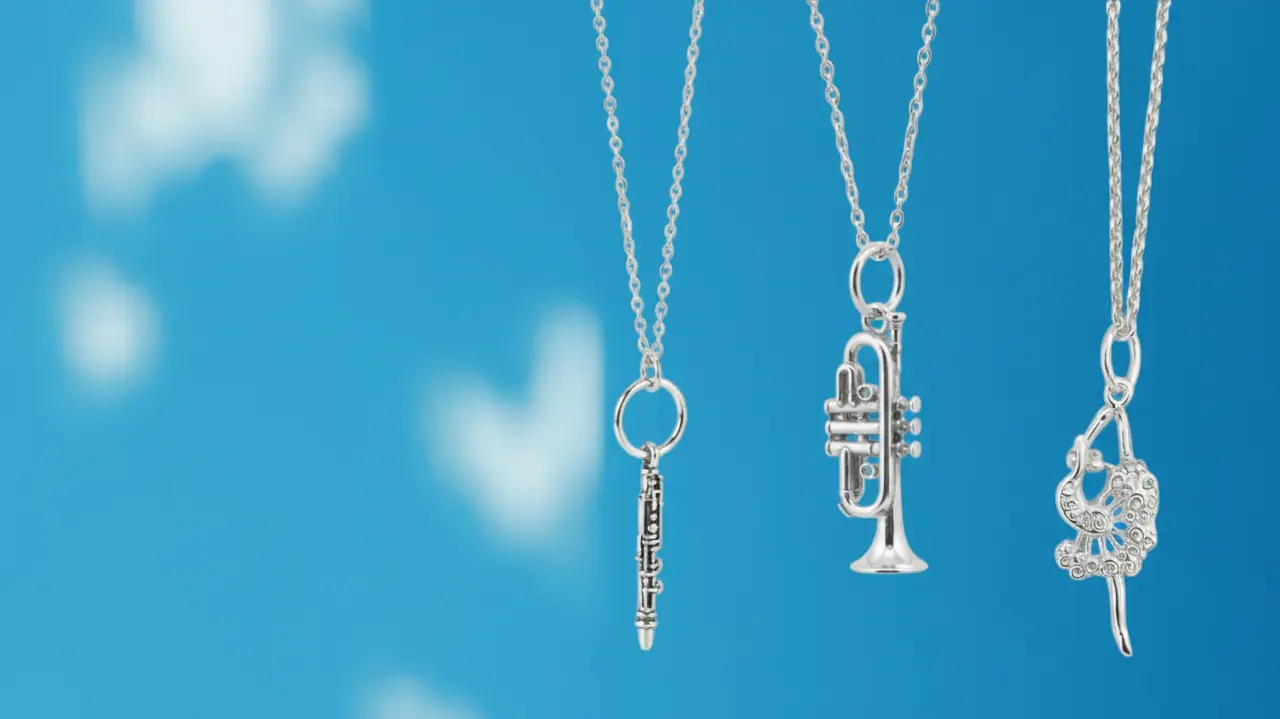 Ethical Boutique display of handcrafted silver charm pendants and lifestyle accessories