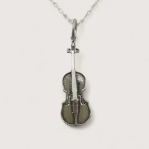 Pendentifs Statement Argent Recyclé Violon
