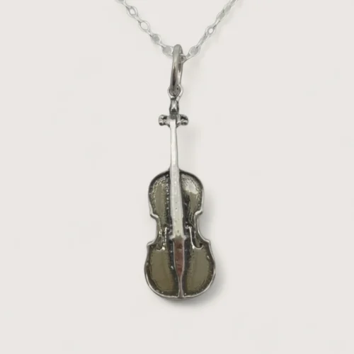 Pendentifs Statement Argent Recyclé Violon Pendentifs Statement Argent Recyclé Violon