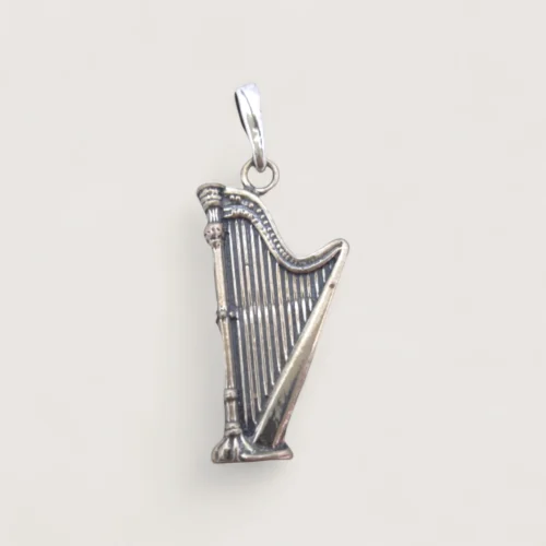Pendentifs Statement Argent Recyclé Harpe Pendentifs Statement Argent Recyclé Harpe