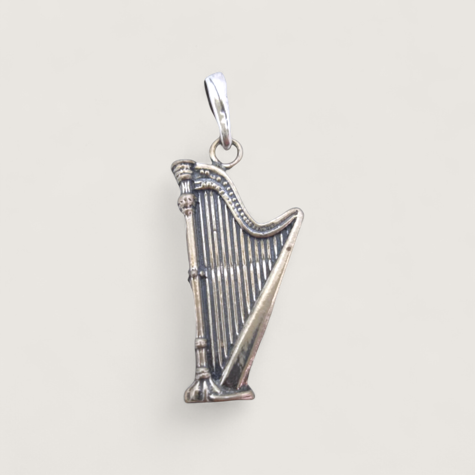 Pendentifs Statement Argent Recyclé Harpe