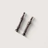 Petites Boucles d’Oreilles Argent Recyclé Hautbois