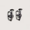 Petites Boucles d’Oreilles Argent Recyclé Cornet