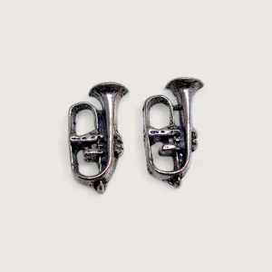 Petites Boucles d’Oreilles Argent Recyclé Cornet