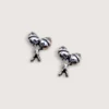 Petites Boucles d’Oreilles Argent Recyclé Maracas Petites Boucles d’Oreilles Argent Recyclé Maracas
