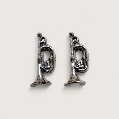 Petites Boucles d’Oreilles Argent Recyclé Laiton Musical Petites Boucles d’Oreilles Argent Recyclé Laiton Musical