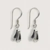 Boucles d'Oreilles Pendentifs Argent Recyclé Chaussons de Ballerine Boucles d'Oreilles Pendentifs Argent Recyclé Chaussons de Ballerine