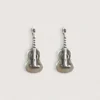 Petites Boucles d’Oreilles Argent Recyclé Guitare