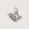 Pendentifs Charms Argent Recyclé Cor Français Pendentifs Charms Argent Recyclé Cor Français