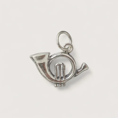 Pendentifs Charms Argent Recyclé Cor Français Pendentifs Charms Argent Recyclé Cor Français