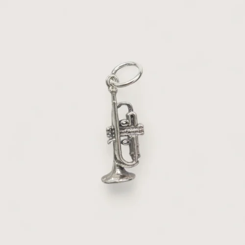 Pendentifs Charms Argent Recyclé Trompette Pendentifs Charms Argent Recyclé Trompette