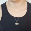 Hõbe - Pendentifs Statement - Argent Recyclé - Tambour Hõbe - Pendentifs Statement - Argent Recyclé - Tambour
