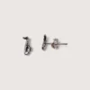 Hõbe - Petites Boucles d’Oreilles - Argent Recyclé - Saxophone Hõbe - Petites Boucles d’Oreilles - Argent Recyclé - Saxophone