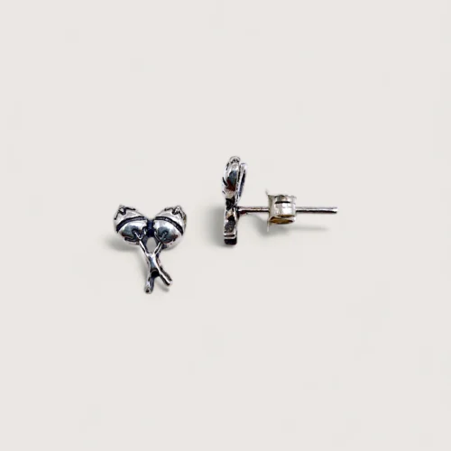 Hõbe - Petites Boucles d’Oreilles - Argent Recyclé - Maracas Hõbe - Petites Boucles d’Oreilles - Argent Recyclé - Maracas