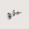 Hõbe - Petites Boucles d’Oreilles - Argent Recyclé - Cornet