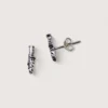 Hõbe - Petites Boucles d’Oreilles - Argent Recyclé - Clarinette