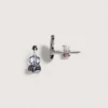 Hõbe - Petites Boucles d’Oreilles - Argent Recyclé - Violoncelle Hõbe - Petites Boucles d’Oreilles - Argent Recyclé - Violoncelle
