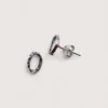 Hõbe - Petites Boucles d’Oreilles - Argent Recyclé - Tambourin Hõbe - Petites Boucles d’Oreilles - Argent Recyclé - Tambourin