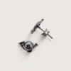 Hõbe - Petites Boucles d’Oreilles - Argent Recyclé - Corne