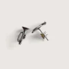 Hõbe - Petites Boucles d’Oreilles - Argent Recyclé - Trompette Hõbe - Petites Boucles d’Oreilles - Argent Recyclé - Trompette