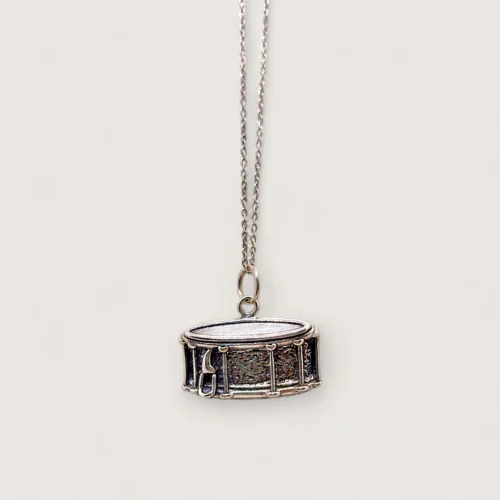 Hõbe - Pendentifs Statement - Argent Recyclé - Tambour Hõbe - Pendentifs Statement - Argent Recyclé - Tambour