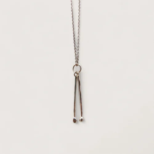 Hõbe - Pendentifs Statement - Argent Recyclé - Tiges Musicales