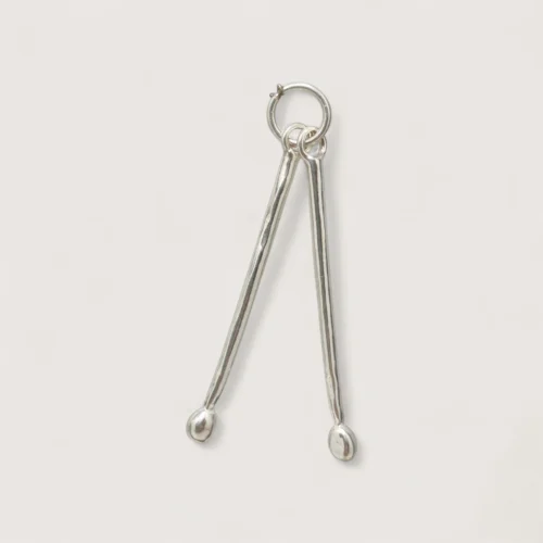 Pendentifs Statement Argent Recyclé Tiges Musicales