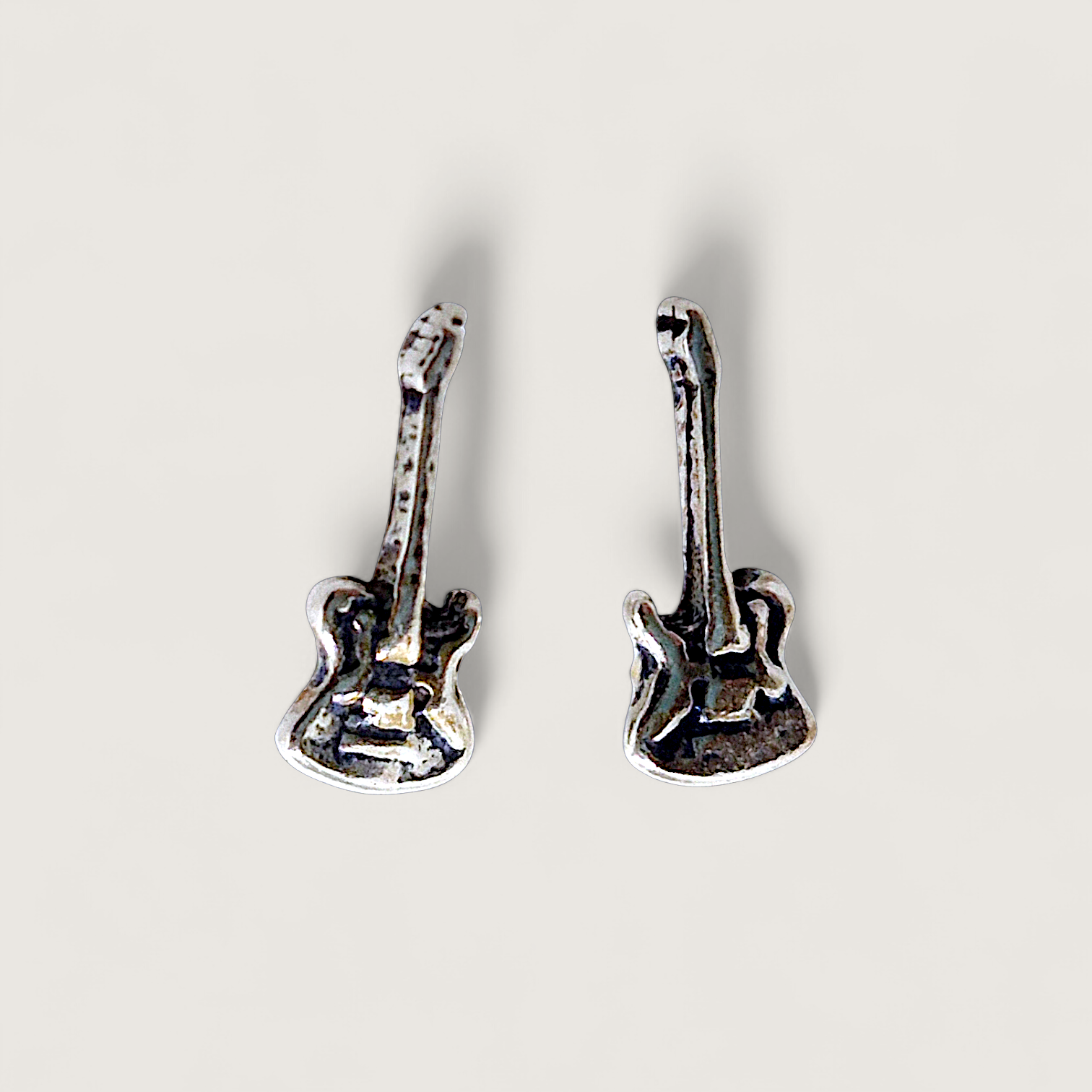 Petites Boucles d’Oreilles Argent Recyclé Saxophone