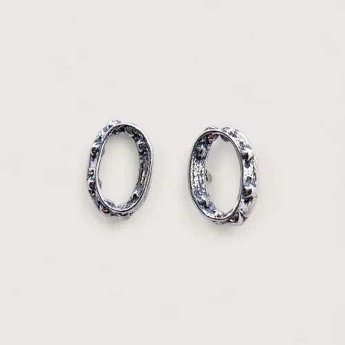 Petites Boucles d’Oreilles Argent Recyclé Tambourin Petites Boucles d’Oreilles Argent Recyclé Tambourin