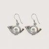 Boucles d'Oreilles Pendentifs Argent Recyclé Cor d’Harmonie