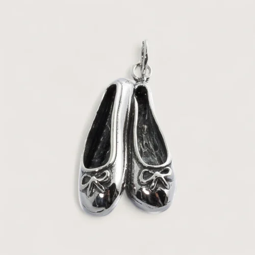 Pendentifs Statement Argent Recyclé Chaussons de Ballerine