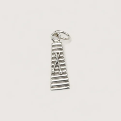 Pendentifs Charms Argent Recyclé Xylophone Pendentifs Charms Argent Recyclé Xylophone