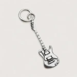 Pendentifs Statement Argent Recyclé Guitare Électrique