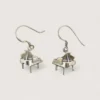 1042.webp Boucles d'Oreilles Pendentifs Argent Recyclé Piano