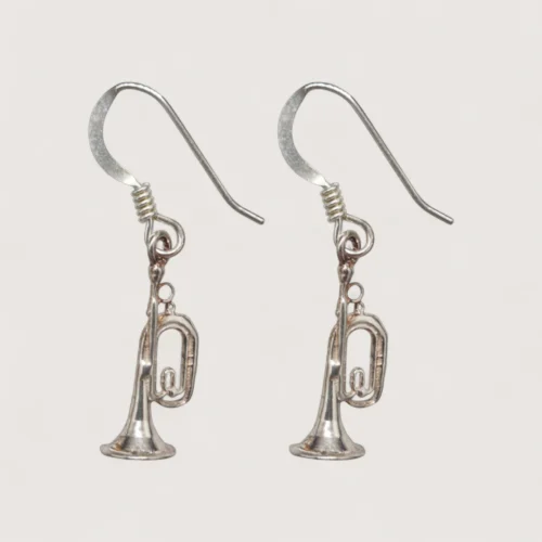 6 (1).webp Boucles d'Oreilles Pendentifs Argent Recyclé Cornet